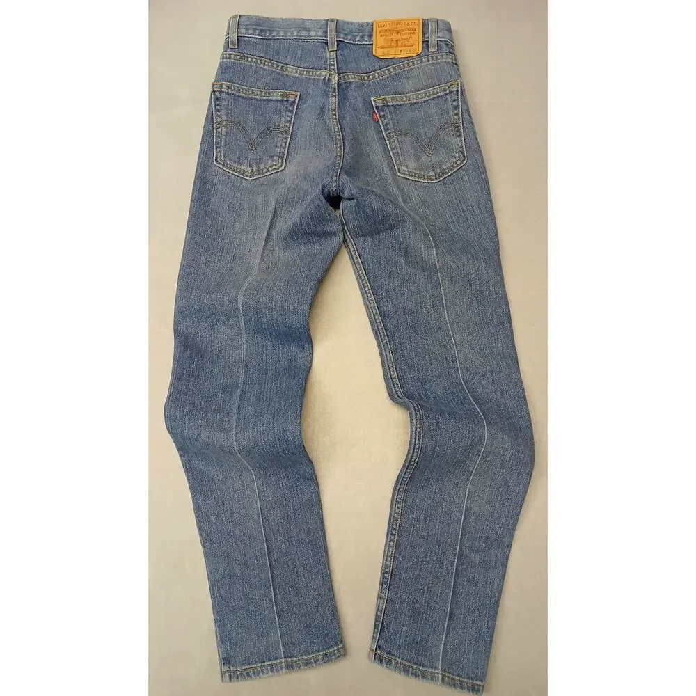 Levis (30x32) Men's 550 Straight Leg Blue Denim Jeans